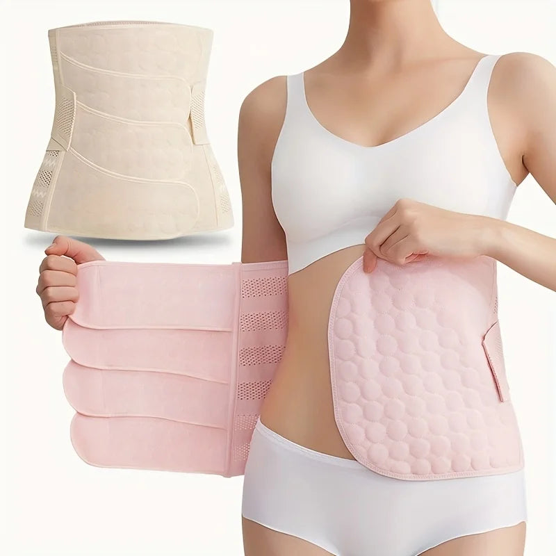 Bande Abdominale - Gaine Amincissante Ajustable et Confortable pour Femme, Parfaite pour la Récupération Post-partum et le Remodelage Corporel, Fibre de Polyester Douce