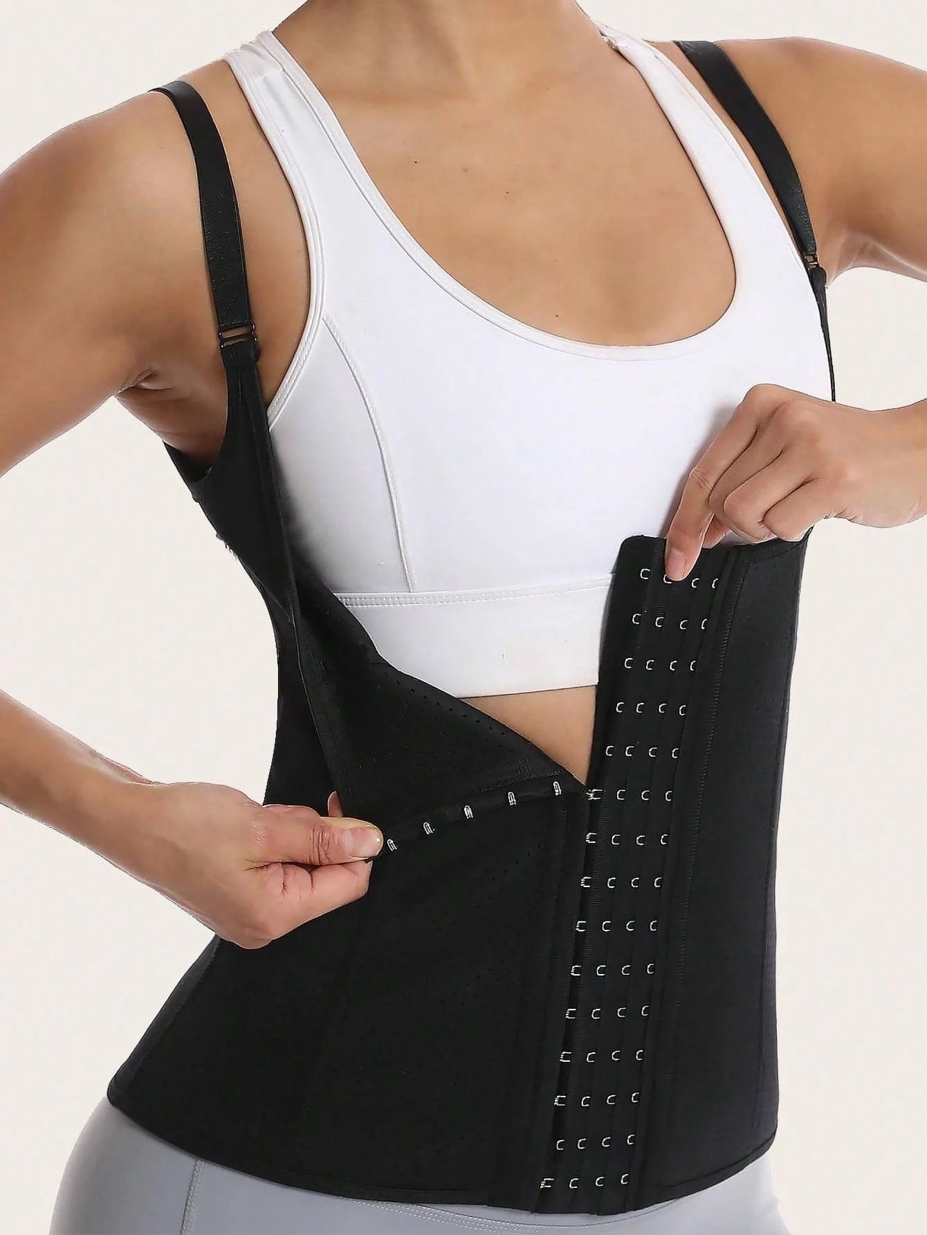 Corset Gainant Femme – Ceinture Amincissante Réglable pour Gym et Course, Contrôle du Ventre